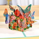 3D Pop Up Butterfly Birthday Cards For Kids Wife Mom Greeting Card Valentines Mothers Day Anniversary All Occasions