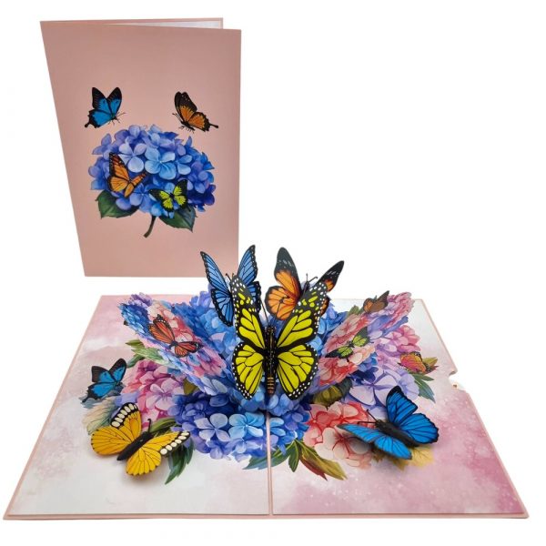 Butterfly Garden Pop Up Card